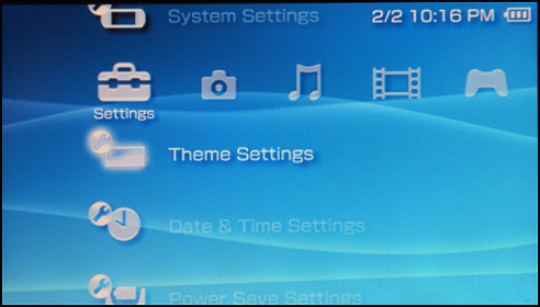 sony psp wallpapers. Sony PSP: Theme Settings