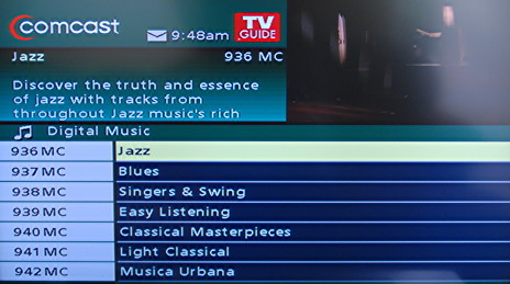 music comcast cable channels channel digital find menu askdavetaylor