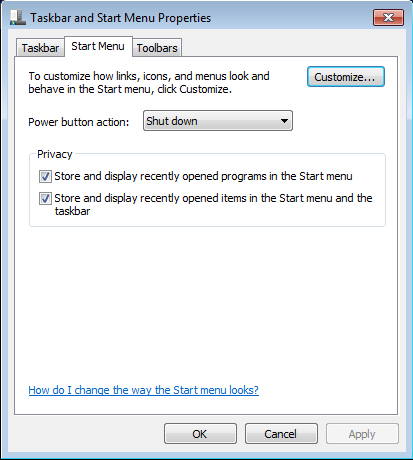 win7 customize start menu 4