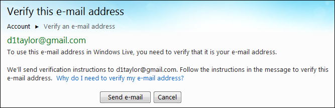 windows live verify email address 2