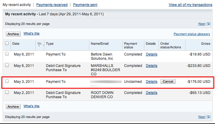 how to receive money from ebay to paypal