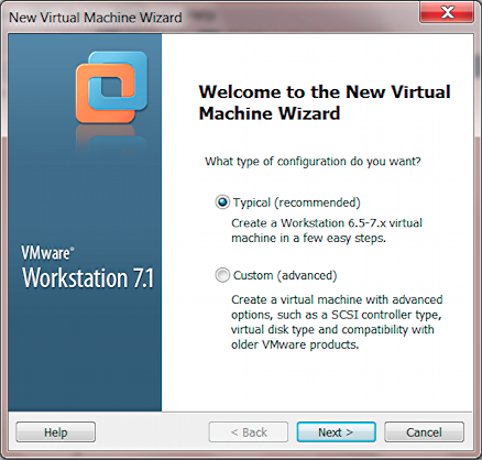 vmware pc install winxp 2