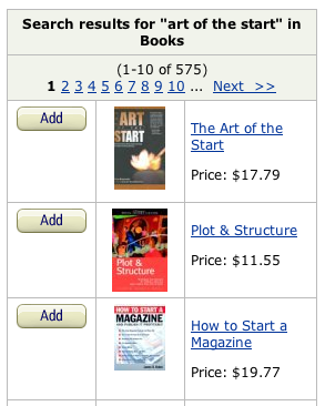 Amazon aStore: Art of the Start