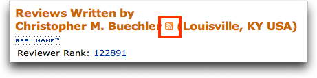 Amazon.com Reviewer RSS Feed