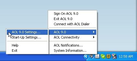 AOL 9.0 Toolbar