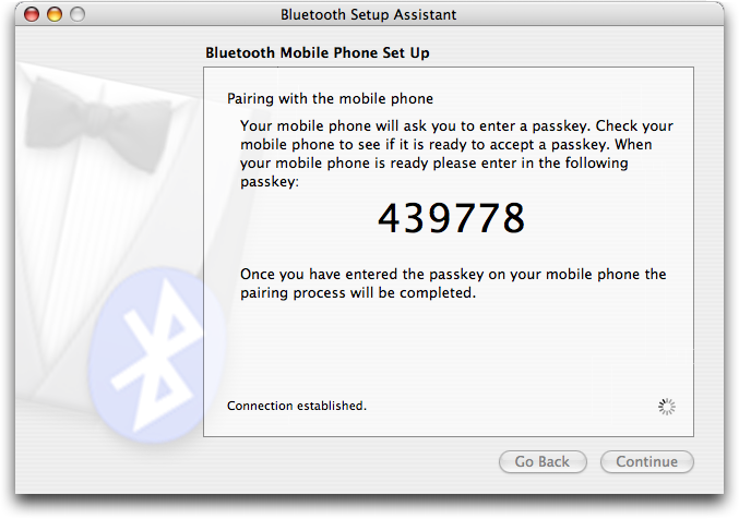 Apple Bluetooth Setup Code: Motorola RAZR V3c