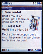 Cellfire Application: Hollywood Video Coupon: and it expires too!