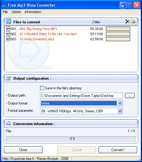 Free MP3 WMA Converter for Windows: Ready!