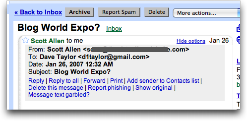 Gmail: Add Sender to Contact List