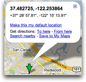 Calculating latitude and longitude for a specific point on a map