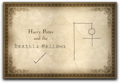 Harry Potter and the Deathly Hallows, Book #7, Hangman Game