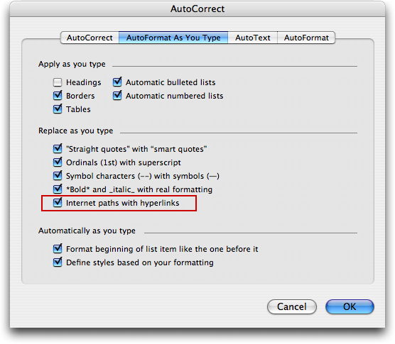 how to turn off hyperlink on word on mac how to turn off hyperlink on word on mac