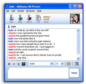 MySpace Messenger Client: BETA