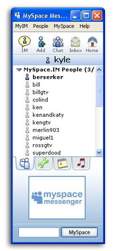 MySpace Messenger Client: BETA