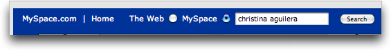 MySpace Profile Search: Christina Aguilera