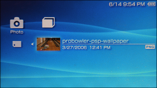 Browse Photo on the Sony PSP