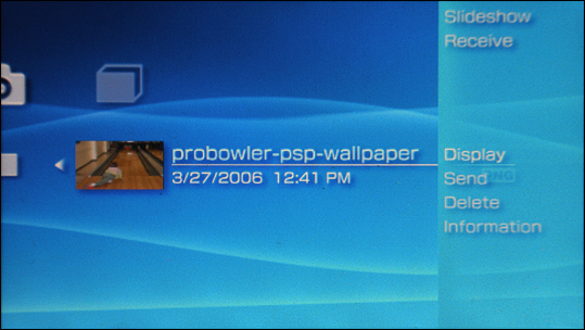 Sony PSP: File Options