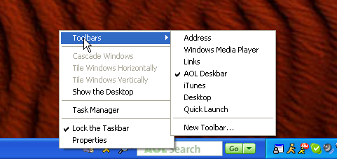 Windows Taskbar Options