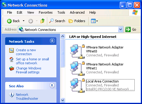 Windows XP: Network Connections