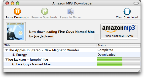 Amazon's AmazonMp3 Mp3 Download: Bought Five Guys Named Moe!