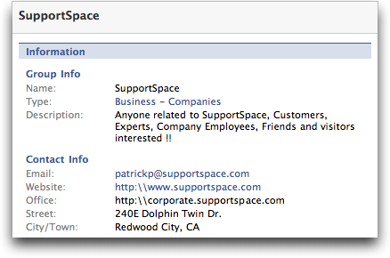 Facebook Group Info for 'SupportSpace' :: Facebook Help