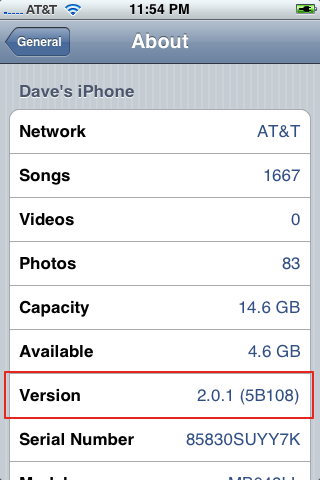 iphone 2.0.1 settings general about