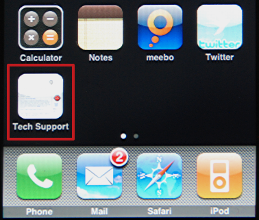 Apple iPhone: Safari: Home Page bookmark - default - for Ask Dave Taylor Tech Support