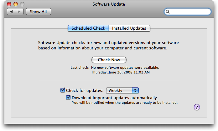mac update software download