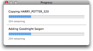 Mac iTunes Senuti: Copying Harry Potter AVI movie from iPhone to Mac iTunes
