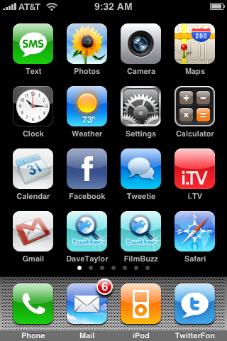 apple iphone rearranging icons 1