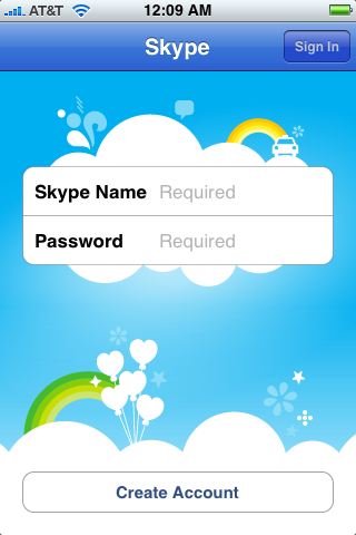 apple iphone skype app 3