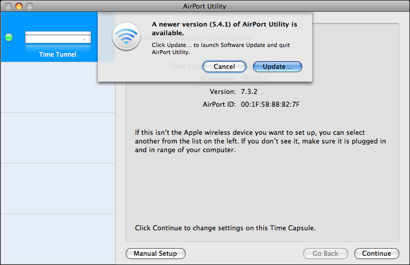 apple time capsule airport utility 1