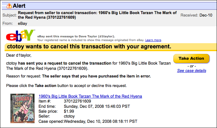 ebay alert cancel transaction
