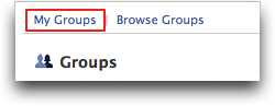 facebook groups my groups