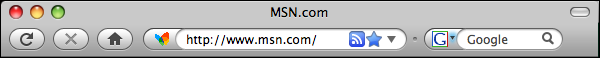 firefox address bar rss