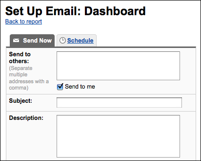 google analytics email send now (website stats)