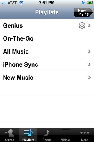 iphone ipod genius on playlist screen (free apple iphone help)