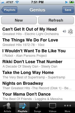 iphone ipod genius playlist refreshed (free apple iphone help)