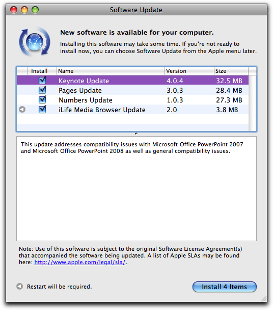 What Is The Software Update For Mac