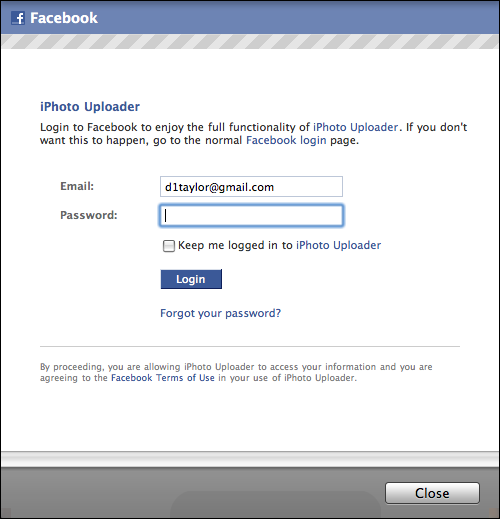 iphone publish to facebook 2