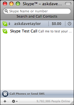 skype new account signed in