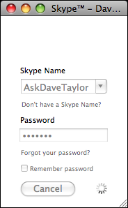 skype new account signing in