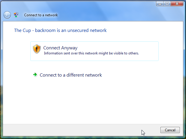 No Wireless Connection On Windows Vista
