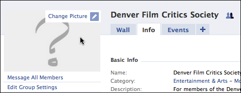 facebook edit group settings picture