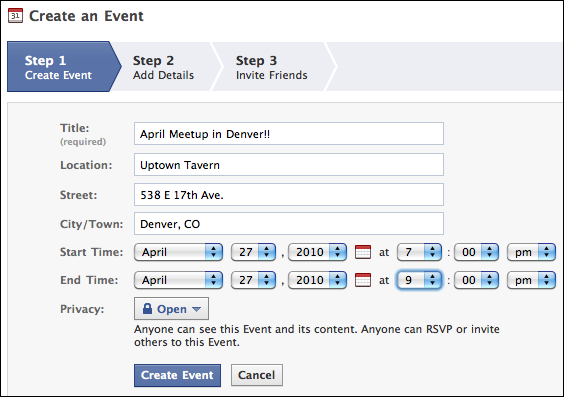 facebook group create event 3