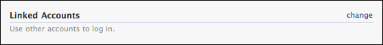 facebook my account settings linked accounts