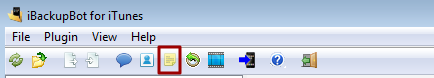 ibackupbot for itunes navbar notes