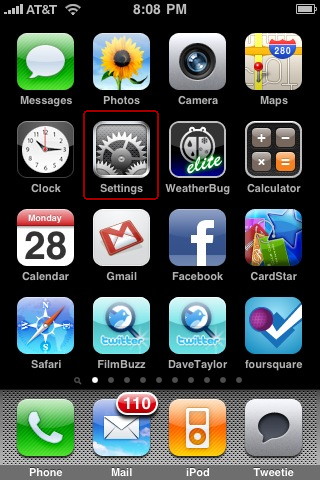 iphone settings icon