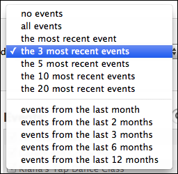 itunes iphoto photos albums events selected