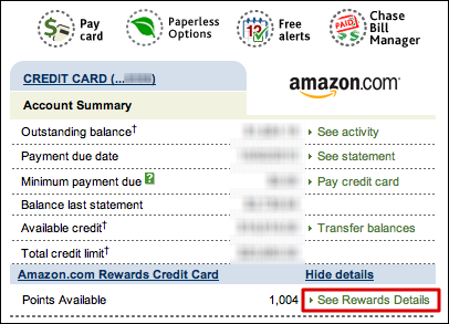 How can I redeem rewards from my Chase/Amazon credit card ...